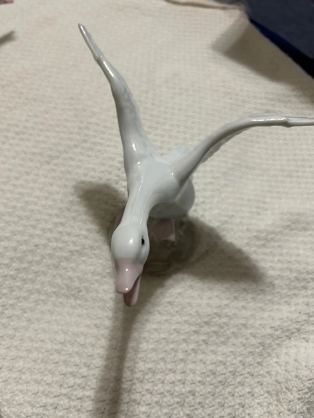 Lladro Porcelain Flying Goose Figurines - White Set of 3 made in 1989’s VINTAGE